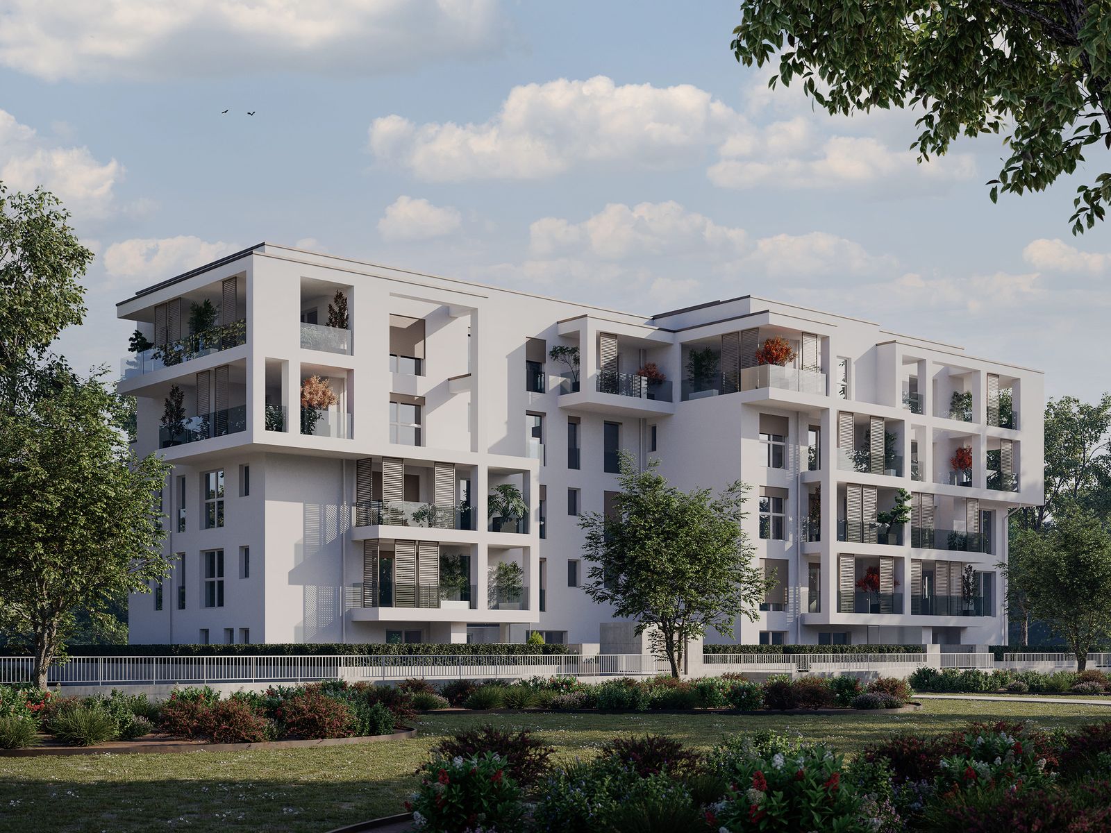 Geoenergy Village – Vista esterna del complesso residenziale