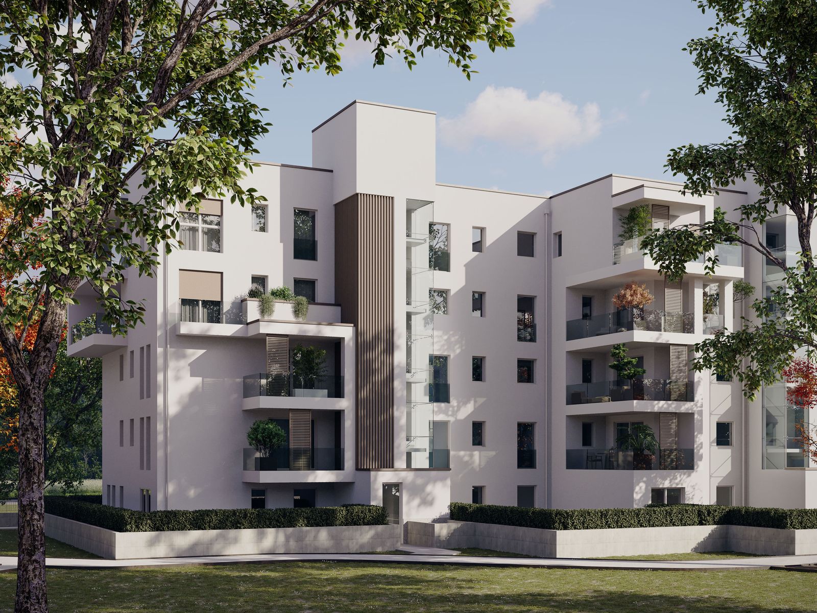 Geoenergy Village – Vista del complesso residenziale